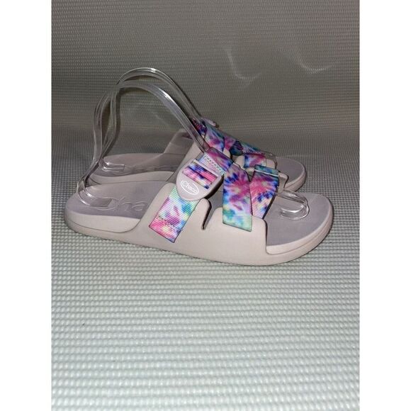 Chaco Chillos Rainbow Light Tie Dye Comfort Sandals Slip On Women’s Size 9 - Picture 1 of 9